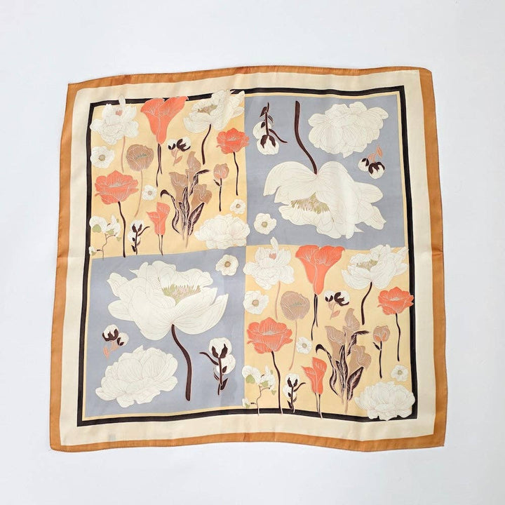 Fiona Floral Square Scarf