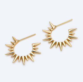 Mikel 18k gold stud earrings