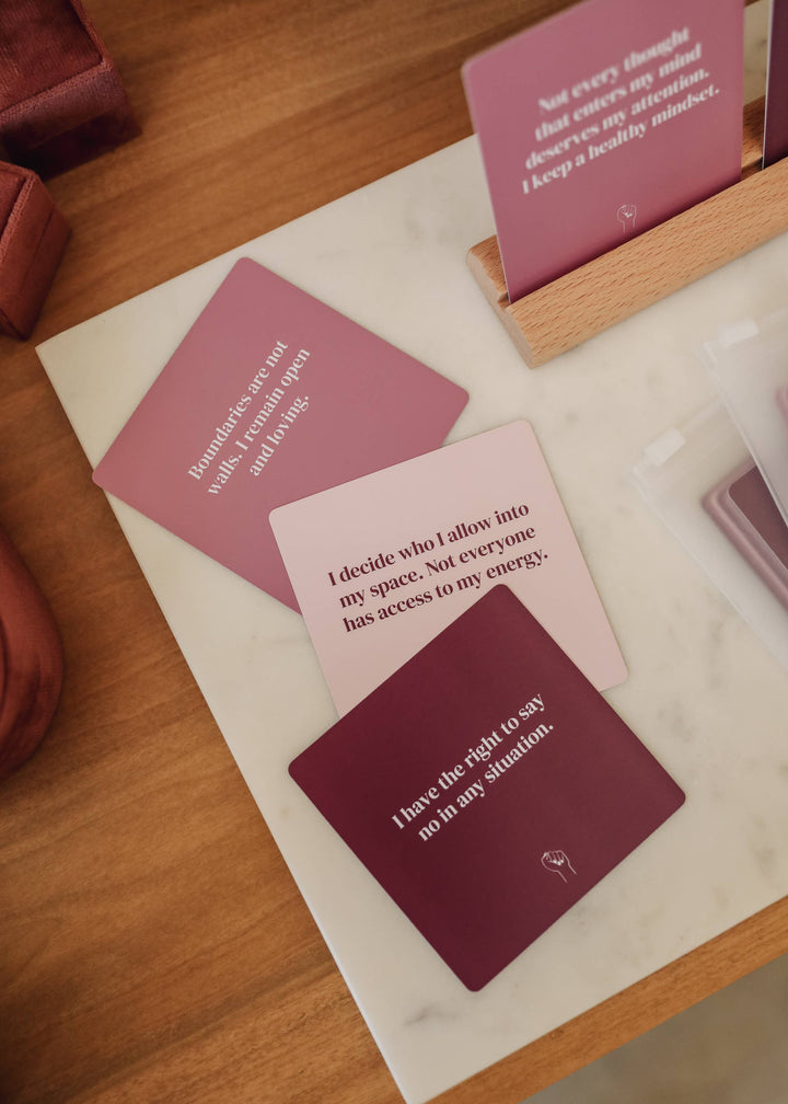 Shower Affirmation™  Display Cards - Boundaries