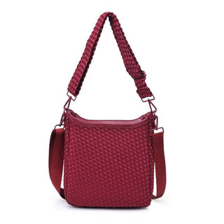 Sol and Selene - Kismet - Woven Neoprene Crossbody: Nude