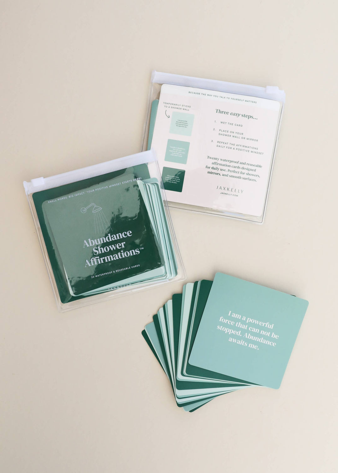 Shower Affirmation™ Display Cards - Abundance