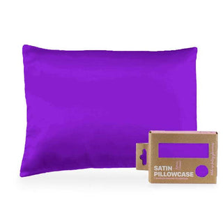 Morning Glamour - Single STD/Queen Satin Pillowcase - Eco-Friendly Pkg : TAUPE