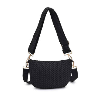 Sol and Selene - Ethereal - Woven Sustainable Crossbody: Black