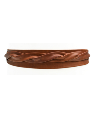 Midi Wrap Belt - Cognac
