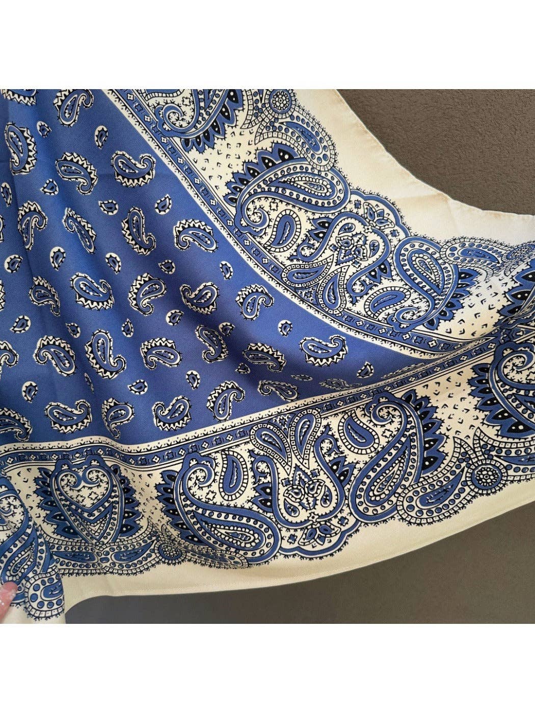 Vibrant Paisley Triangle Bandana