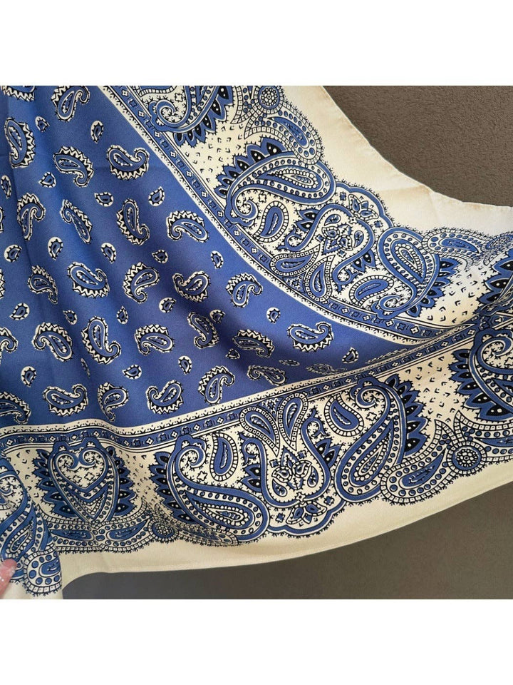 Vibrant Paisley Triangle Bandana