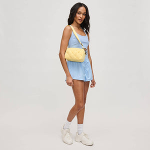 Sol and Selene - Inspiration - Braided Woven Nylon Crossbody: Slate Sky