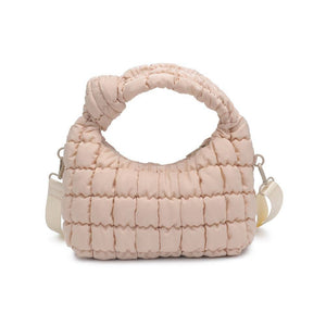 Sol and Selene - Radiance Quilted Puffer Nylon Crossbody: Pistachio