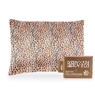 Morning Glamour - Single STD/Queen Satin Pillowcase - Eco-Friendly Pkg : TAUPE