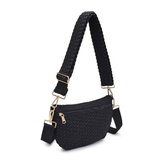 Sol and Selene - Ethereal - Woven Sustainable Crossbody: Black