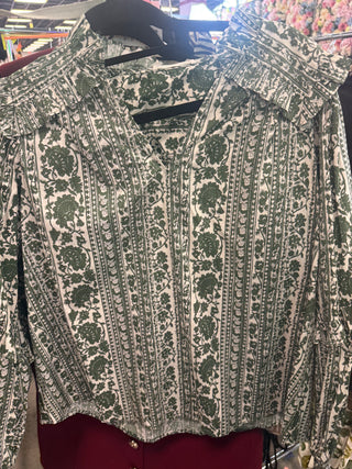 Olive and Whitle Boho Blouse