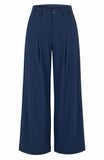 High Rise Pleated Wide Leg Trouser
