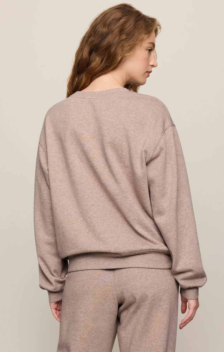 Classic Boyfriend Sweatshirt in Heather Ash
