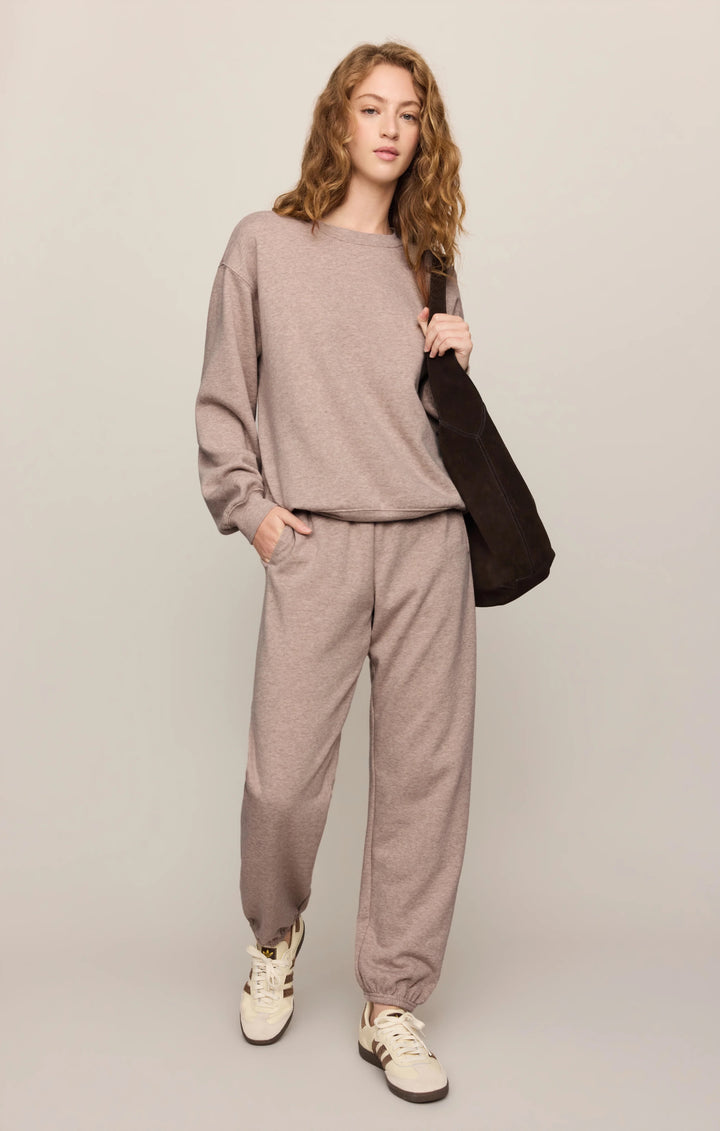 Classic Boyfriend Sweatshirt in Heather Ash