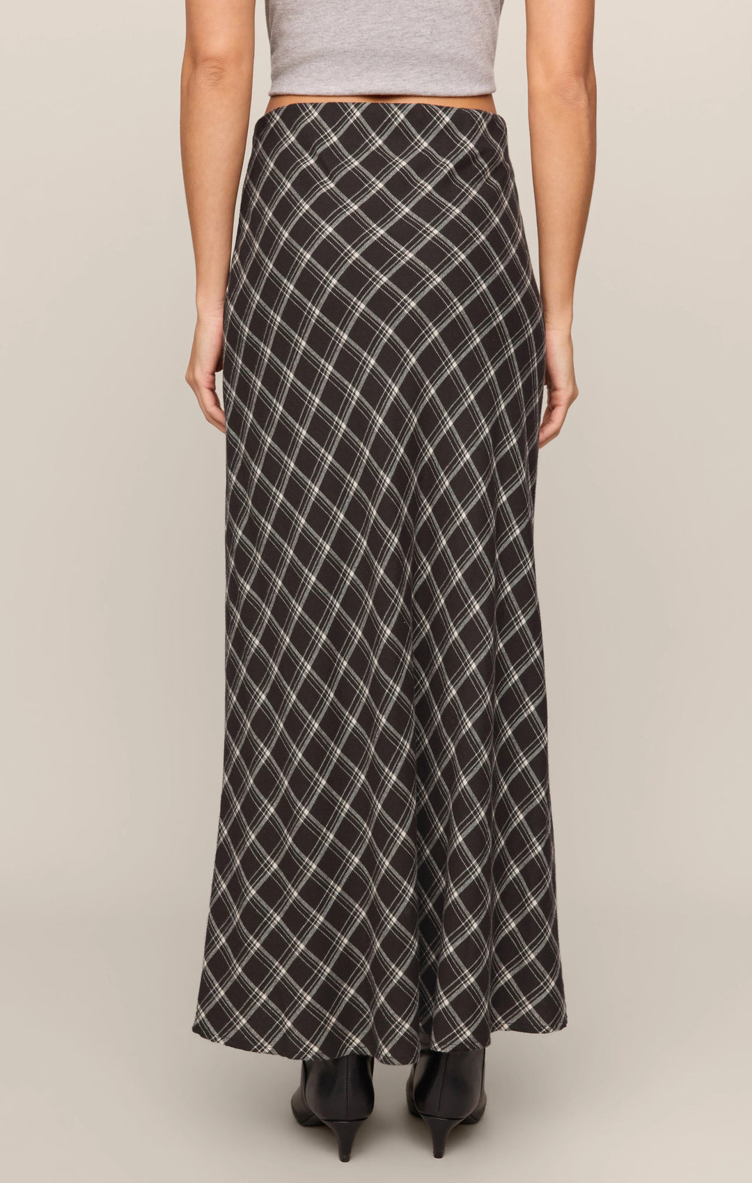 Z Supply Europa Plaid Maxi Skirt