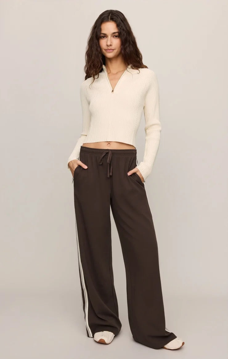Summit Half Zip Cropped Sweater