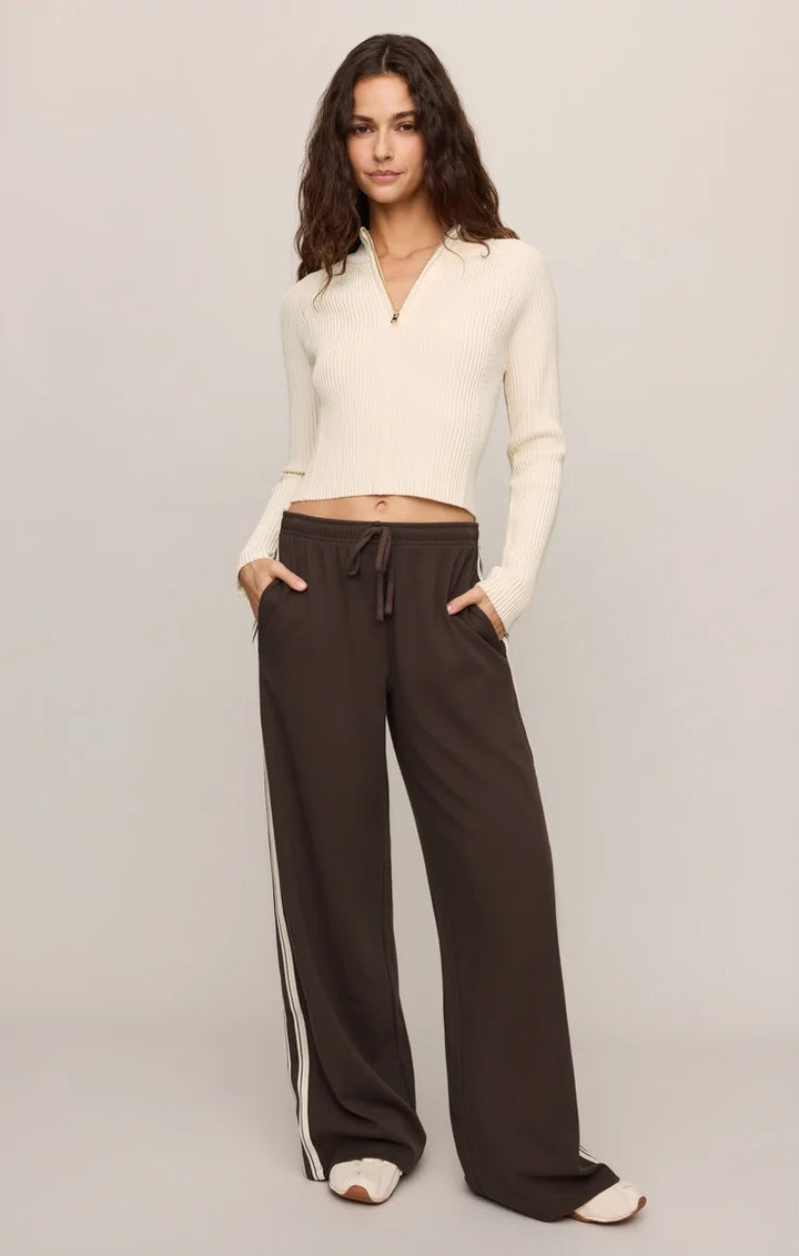 Summit Half Zip Cropped Sweater