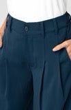 High Rise Pleated Wide Leg Trouser