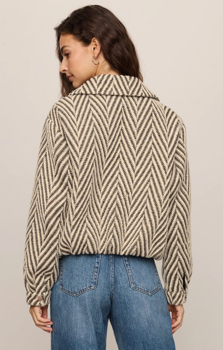 Z Supply Dunaway Bubble Jacket – Dark Chocolate