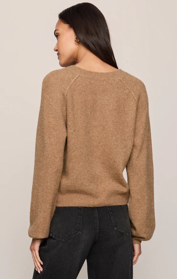 Z Supply Westmont Henley Sweater – Golden Caramel