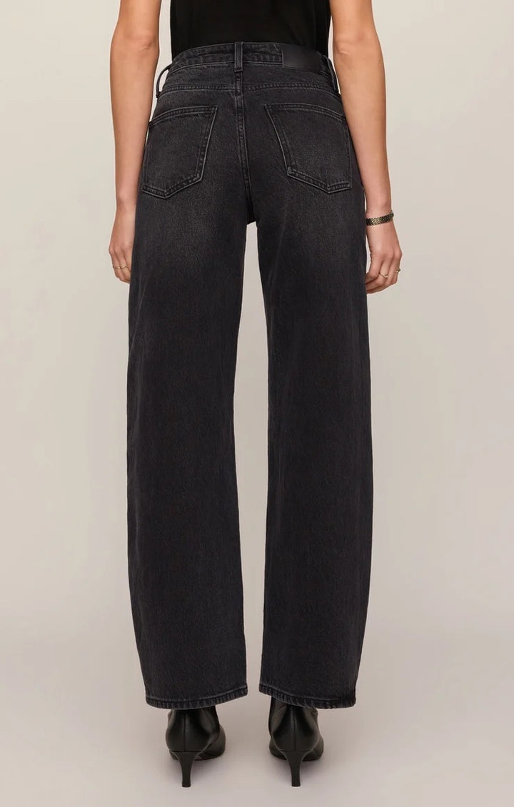 Z Supply The Show Off High-Rise Bowed Denim – Nocturne