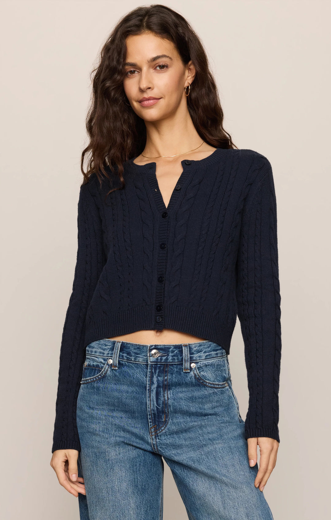 Z Supply Cera Cable Knit Cardigan