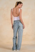 Jojo Denim Track Sweatpants