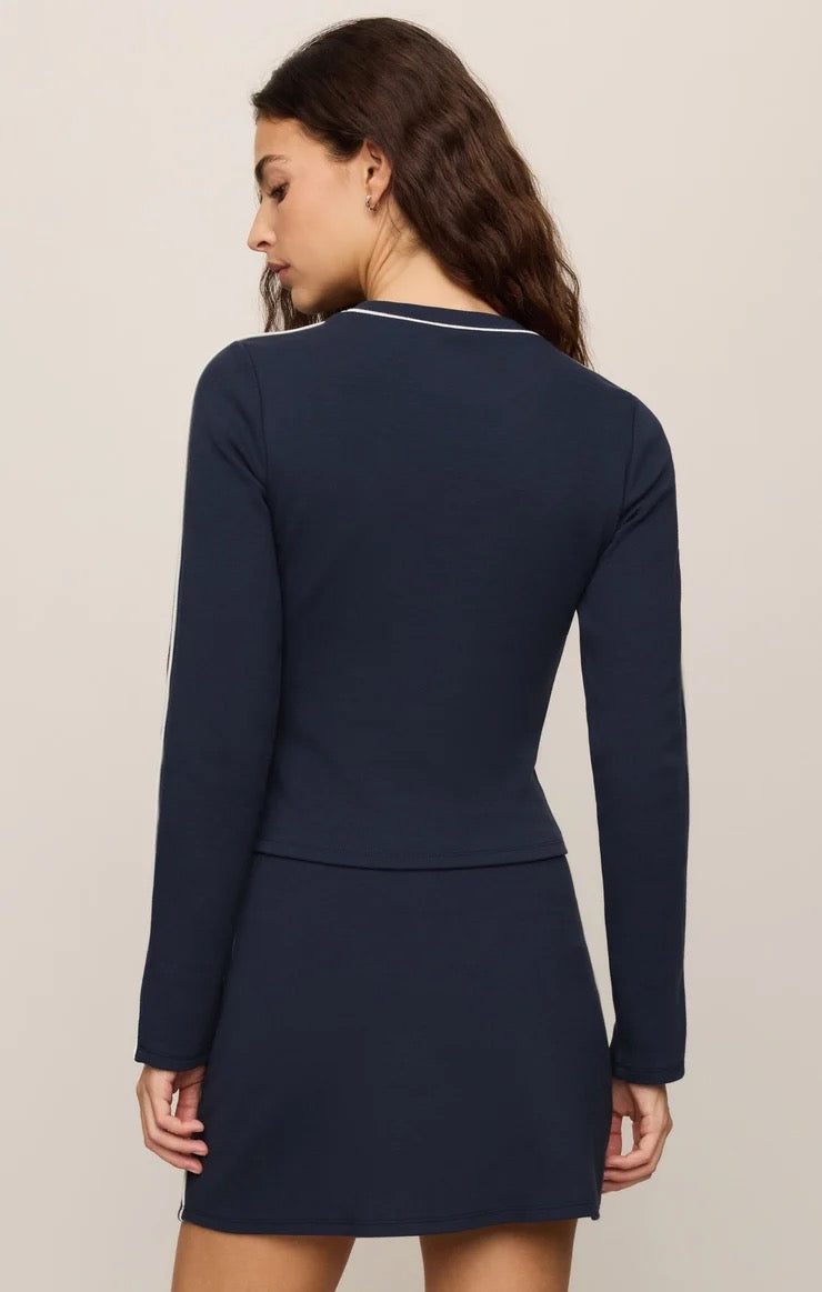 Z Supply School Spirit Cropped Knit Top