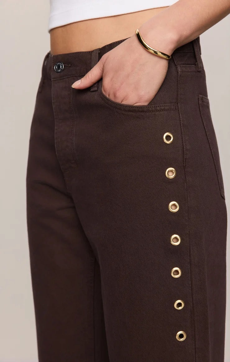 Z Supply Off Duty Bowed Jean – Gilded Umber