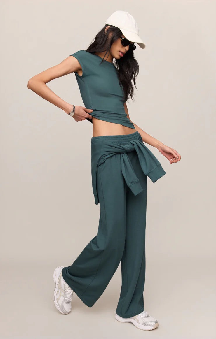 In Transit Modal Pant — Emerald Cove