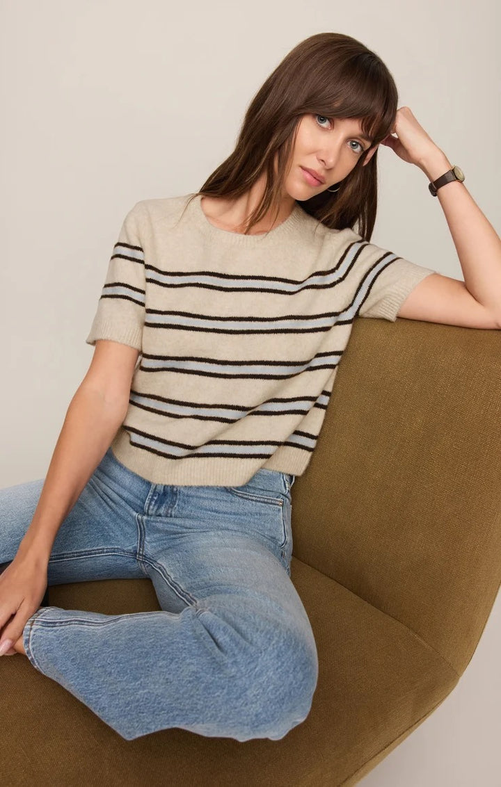 Z Supply Gatewood Striped Sweater Tee