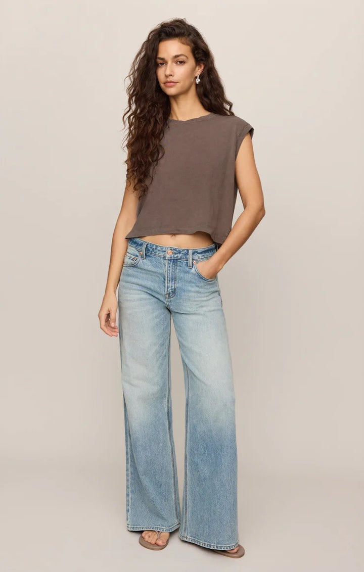 Flex Cropped Muscle Tee