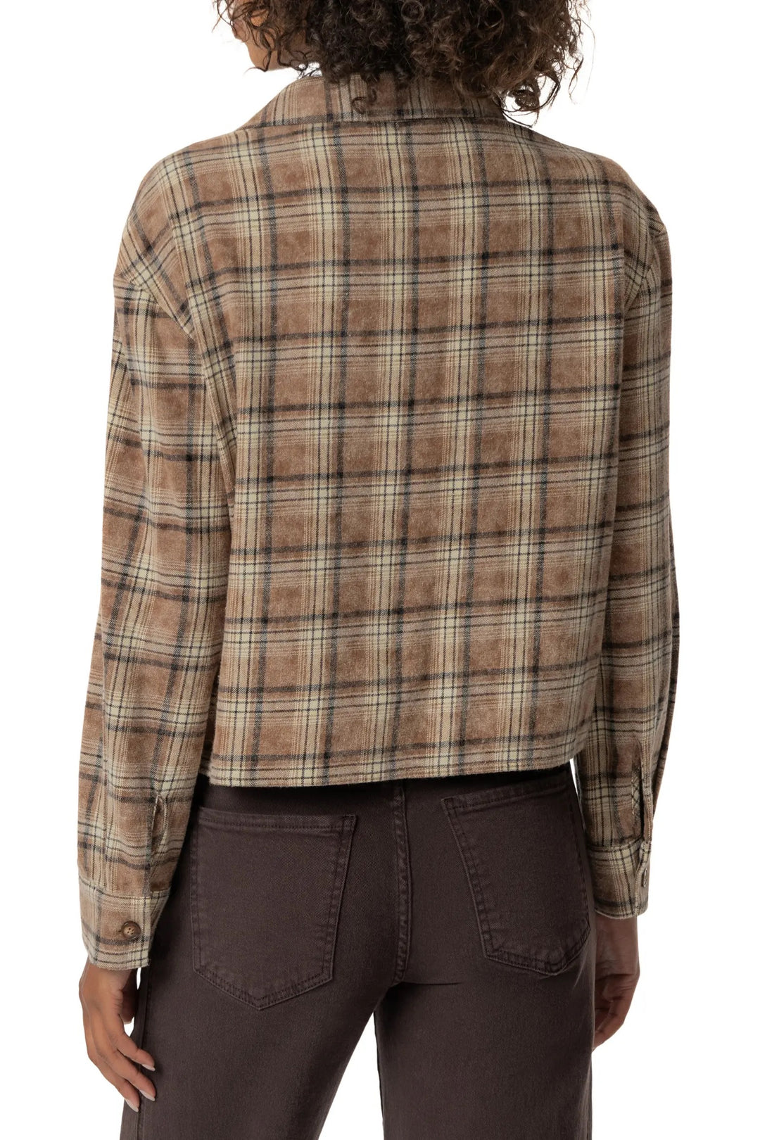 Mira Boxy Plaid Top
