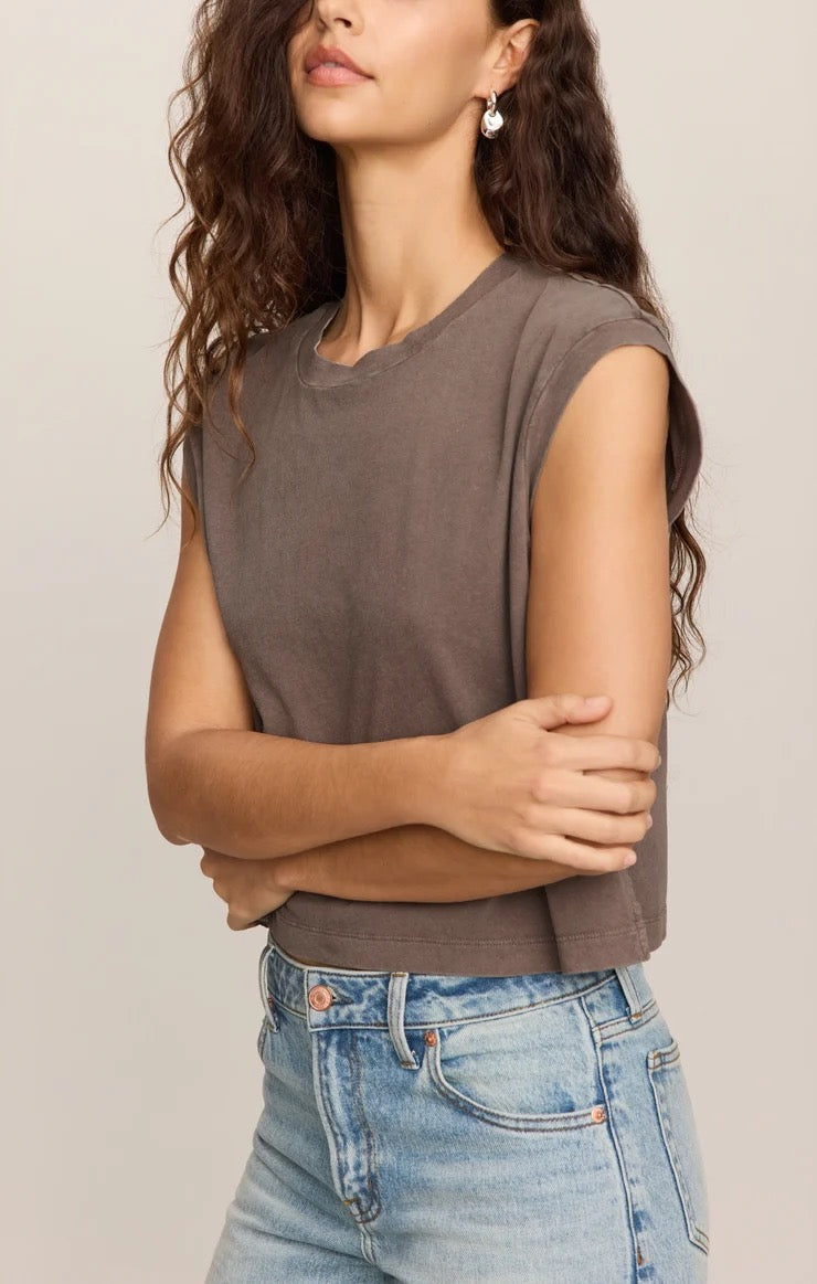 Flex Cropped Muscle Tee