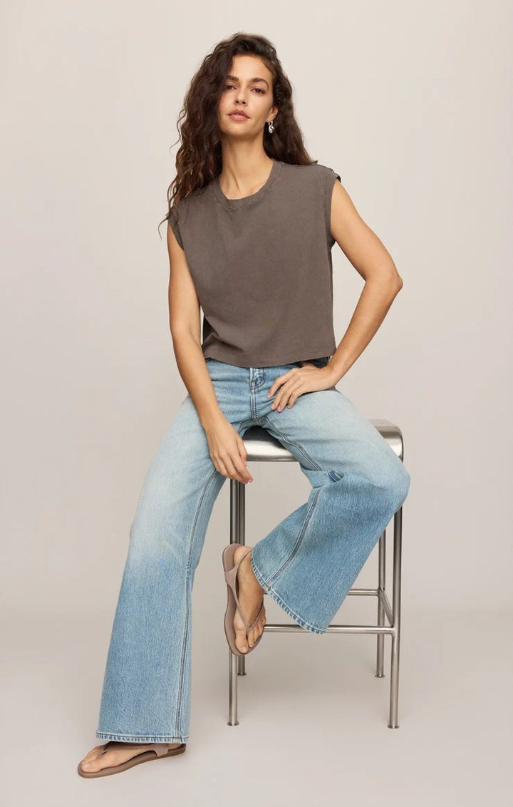 Flex Cropped Muscle Tee