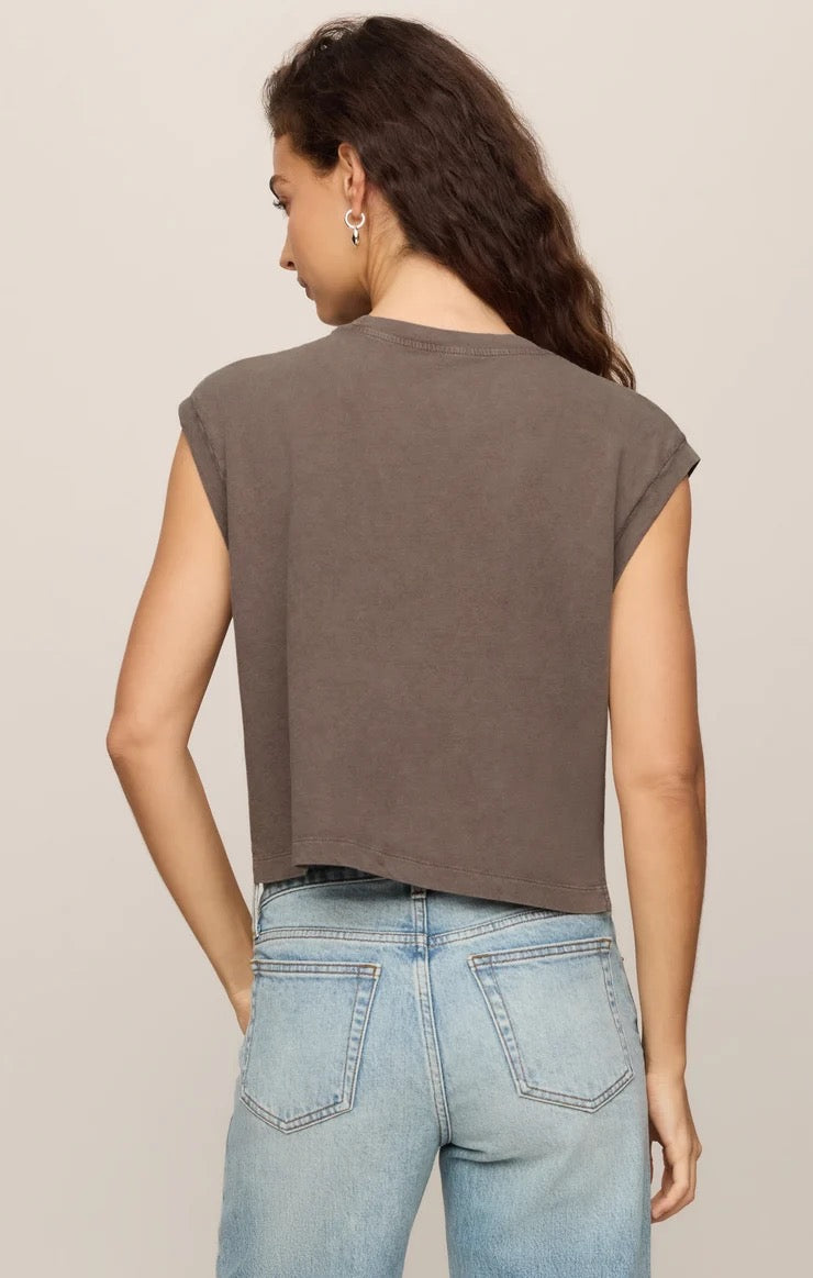 Flex Cropped Muscle Tee