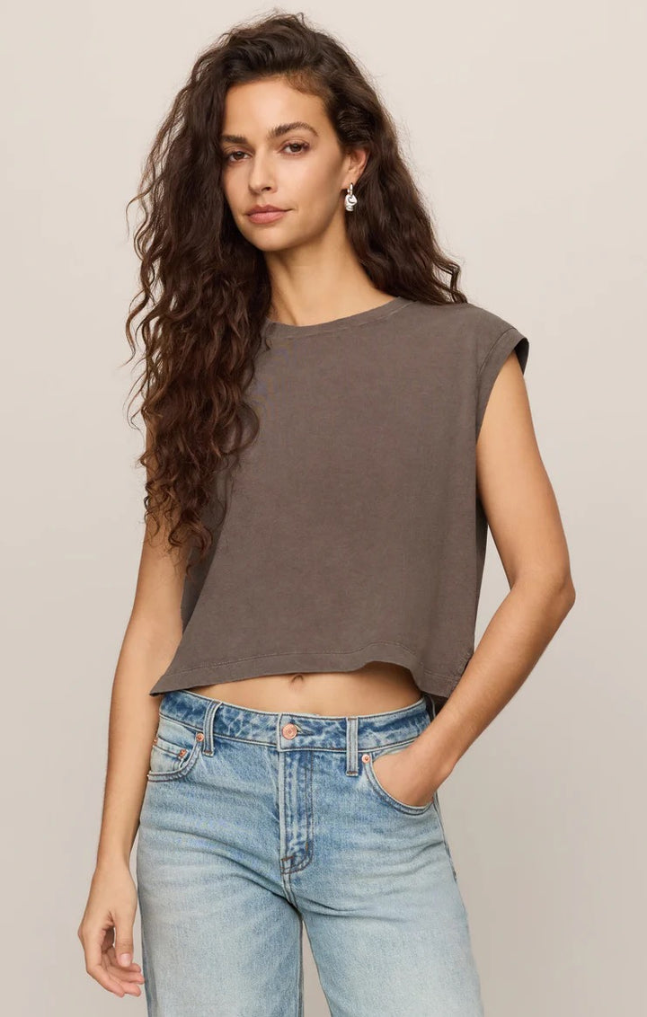 Flex Cropped Muscle Tee