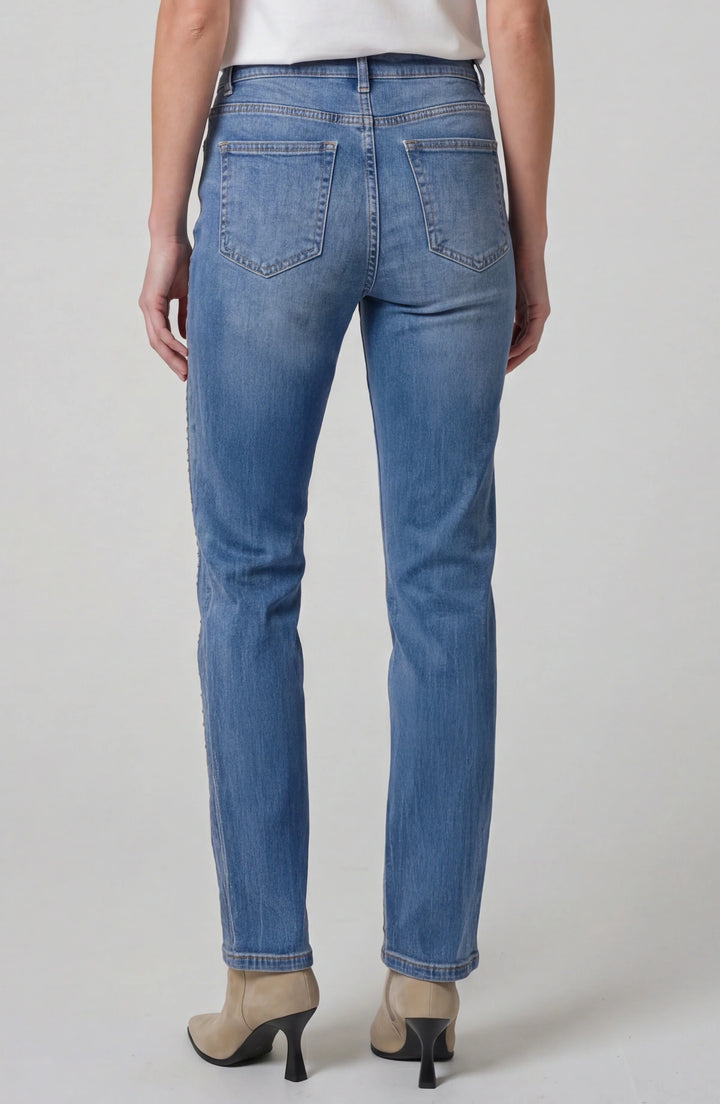 Kennedy Straight Jean — Studded