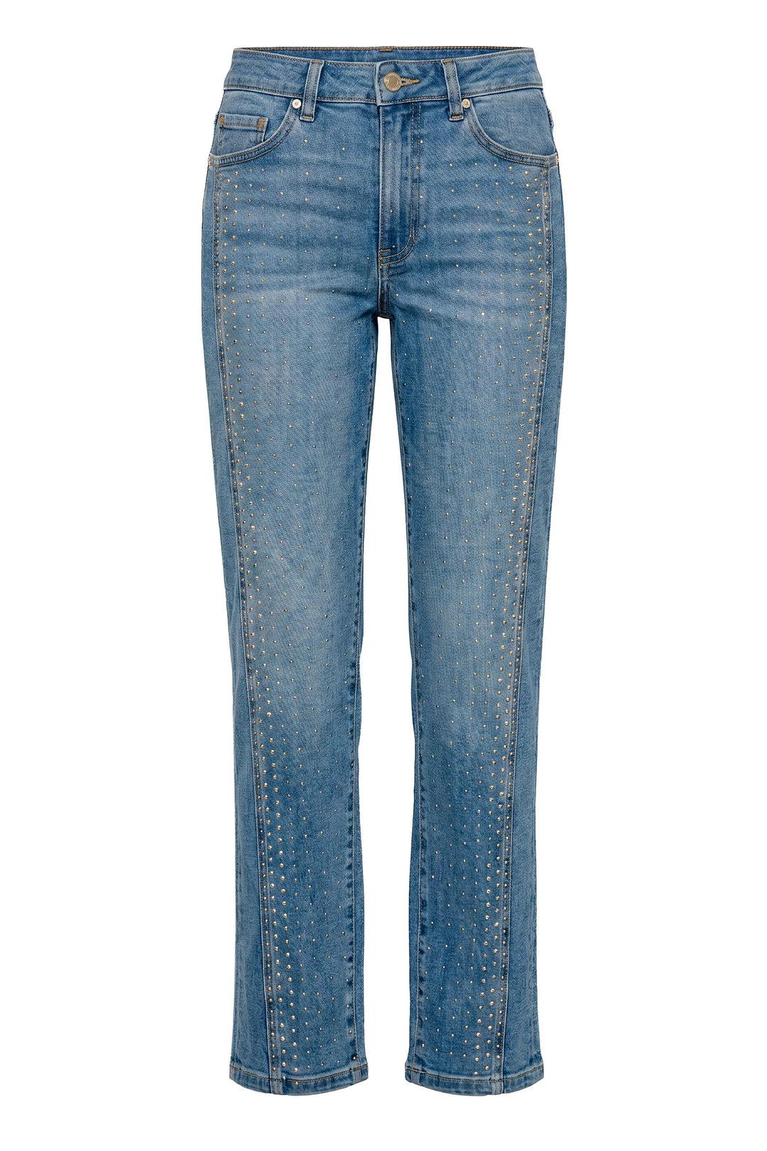 Kennedy Straight Jean — Studded