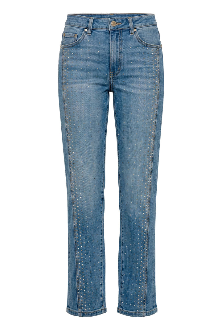 Kennedy Straight Jean — Studded