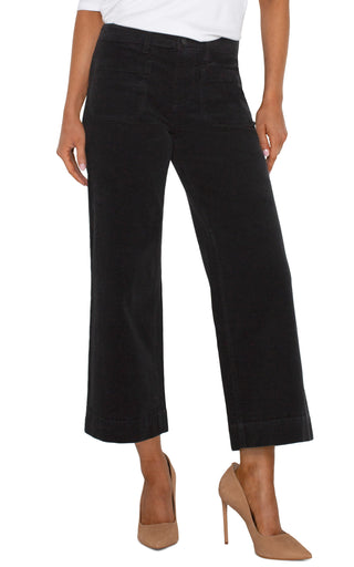Onyx Cordury Crop Wide Leg