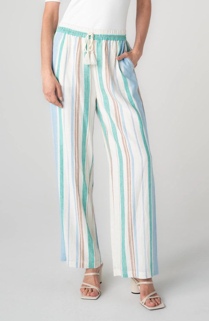 Pull on Drawstring Wide Leg