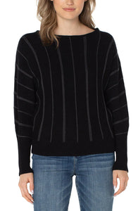 Stripe Dolman Sweater