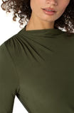 Long Sleeve Top w/ Shirred Side