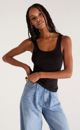 Audrey Rib Tank - Hello Beautiful Boutique
