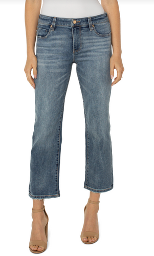 La Brea Kennedy Crop Straight Jean - Hello Beautiful Boutique