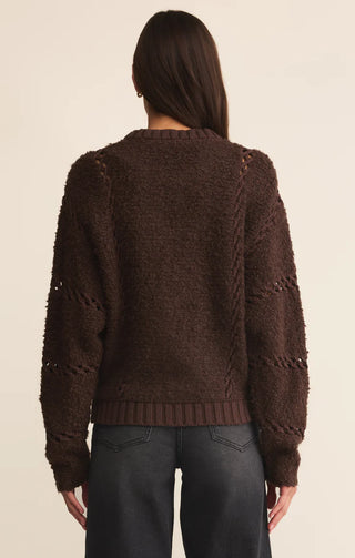 Sundance Sweater Jacket – Z Supply (Chocolate Cherry)