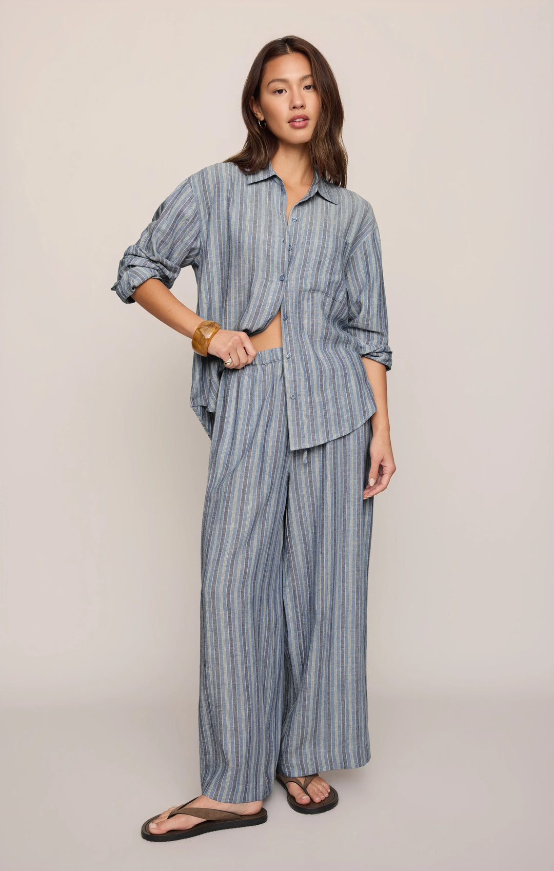 The Perfect Striped Button Up