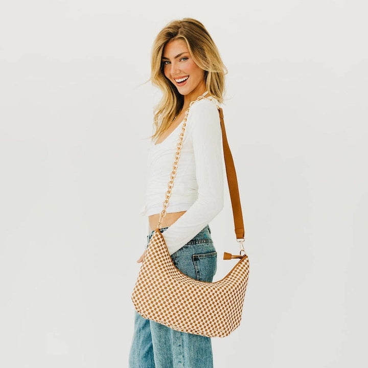 Sienna Slouchy Woven Shoulder Bag