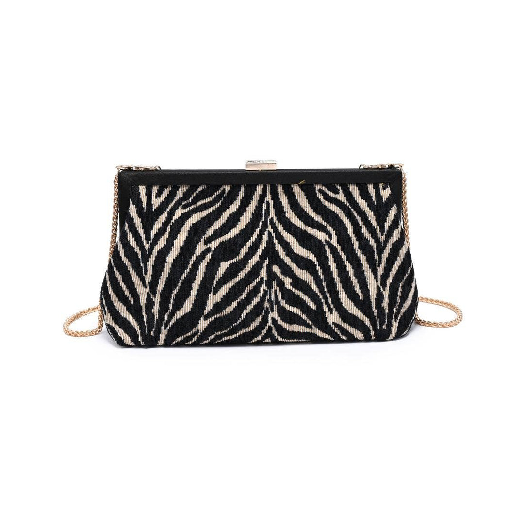 Samira - Zebra Evening Bag